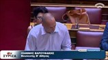 Βουλή: Ομιλία του πρώην υπουργού Οικονομικών Γ. Βαρουφάκη