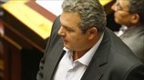 Π. Καμμένος: Υπάρχουν λαοί που συνθηκολογούν αλλά δεν παραδίδονται