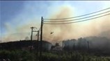 Σε πλήρη εξέλιξη η φωτιά στη Νεάπολη Λακωνίας