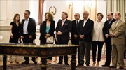 Ορκίστηκε το ανανεωμένο κυβερνητικό σχήμα