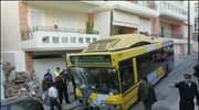 Τρόλεϊ προσέκρουσε σε μονοκατοικία στα Πετράλωνα