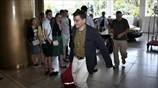 Συνάντηση Ευ. Τσακαλώτου με τους εκπροσώπους του ΔΝΤ