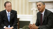 Συνάντηση Ομπάμα - Μπαν Γκι Μουν για την κλιματική αλλαγή