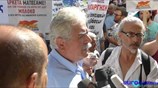 Διαμαρτυρία ΠΑΜΕ στο υπουργείο Εργασίας