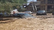 Ηράκλειο: Παρασύρθηκαν αυτοκίνητα, καταστράφηκαν καλλιέργειες από το αυγουστιάτικο μπουρίνι