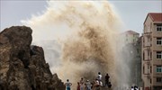 Τις ανατολικές ακτές της Κίνας έπληξε ο τυφώνας Σουντελόρ