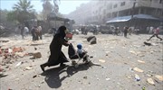 Δεκάδες νεκροί στη Δαμασκό από οβίδες ανταρτών και βομβαρδισμούς της αεροπορίας Άσαντ