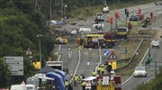 Βρετανία: Στους 11 οι νεκροί από τη συντριβή αεροπλάνου σε αυτοκινητόδρομο