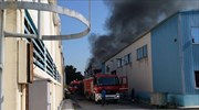 Θεσσαλονίκη: Πυρκαγιά σε εργοστάσιο χρωμάτων