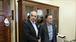 Συνάντηση Ευ. Μεϊμαράκη - Π. Λαφαζάνη