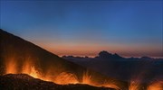 Έκρηξη του ηφαιστείου Λα Πιτόν ντε λα Φουρνές
